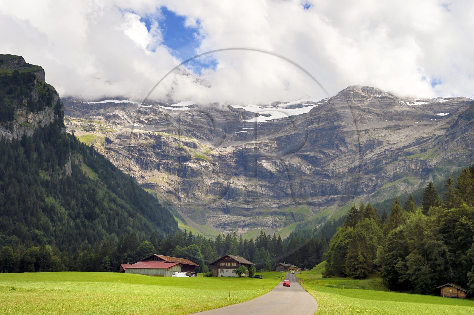 Suisse, Canton de Vaud, Ormont-Dessus, la montagne des Diablerets
