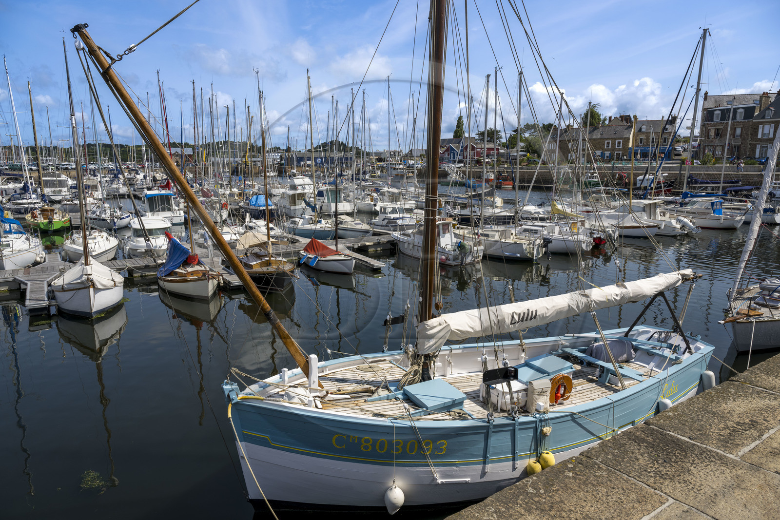 France, Cotes d'Armor, Paimpol, fishing harbour