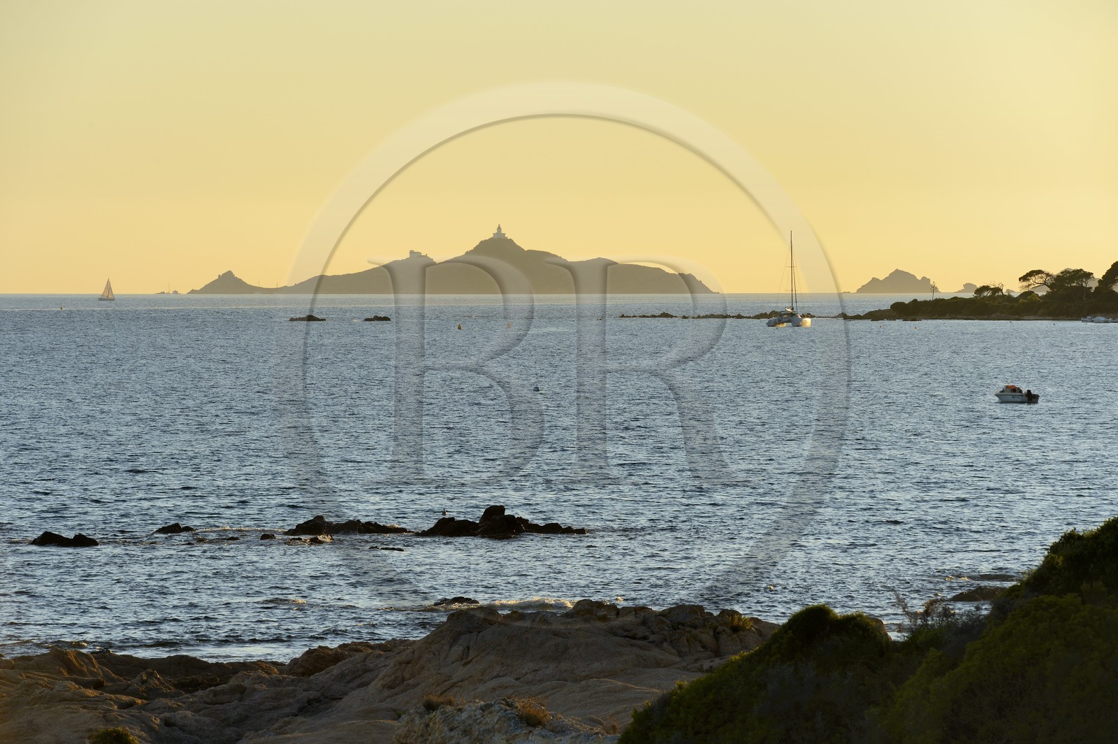 France, Corse-du-Sud (2A), Golfe d'Ajaccio, îles Sanguinaires