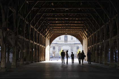 France, Indre-et-Loire (37), ville de Richelieu, les Halles
