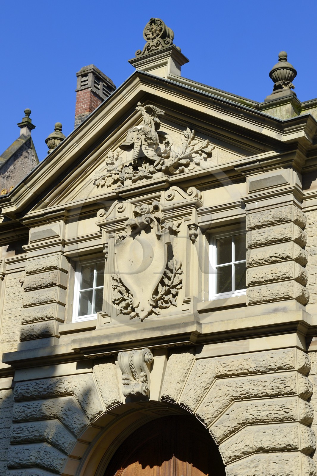 France, Bas-Rhin (67), Strasbourg, quartier de la Neustadt datant de la periode allemande, rue du Général Frère, les anciennes écuries impériales (1885) annexe du Palais du Rhin
