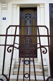 France, Allier (03), Vichy, maison art Déco au 47 de l'avenue Jean Baptiste Bulot