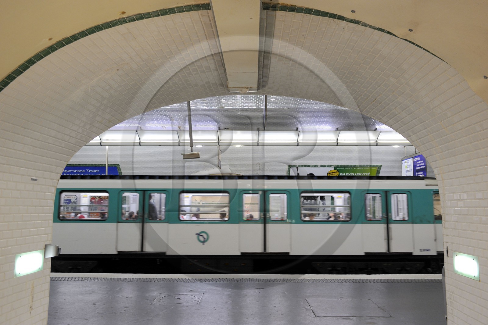 France, Paris, metro station Saint-Lazare