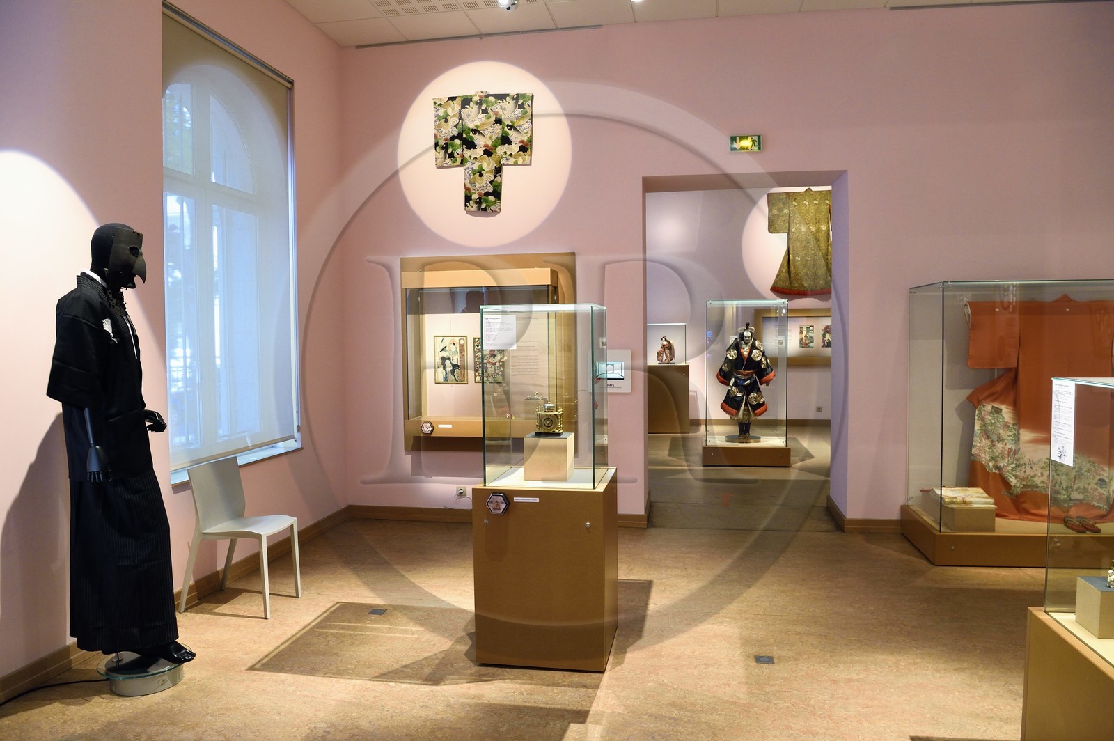 France, Allier (03), Vichy, musée des arts d’Afrique et d’Asie dont les collections ont été constituées par les dons de missionnaires, exposition sur le japon