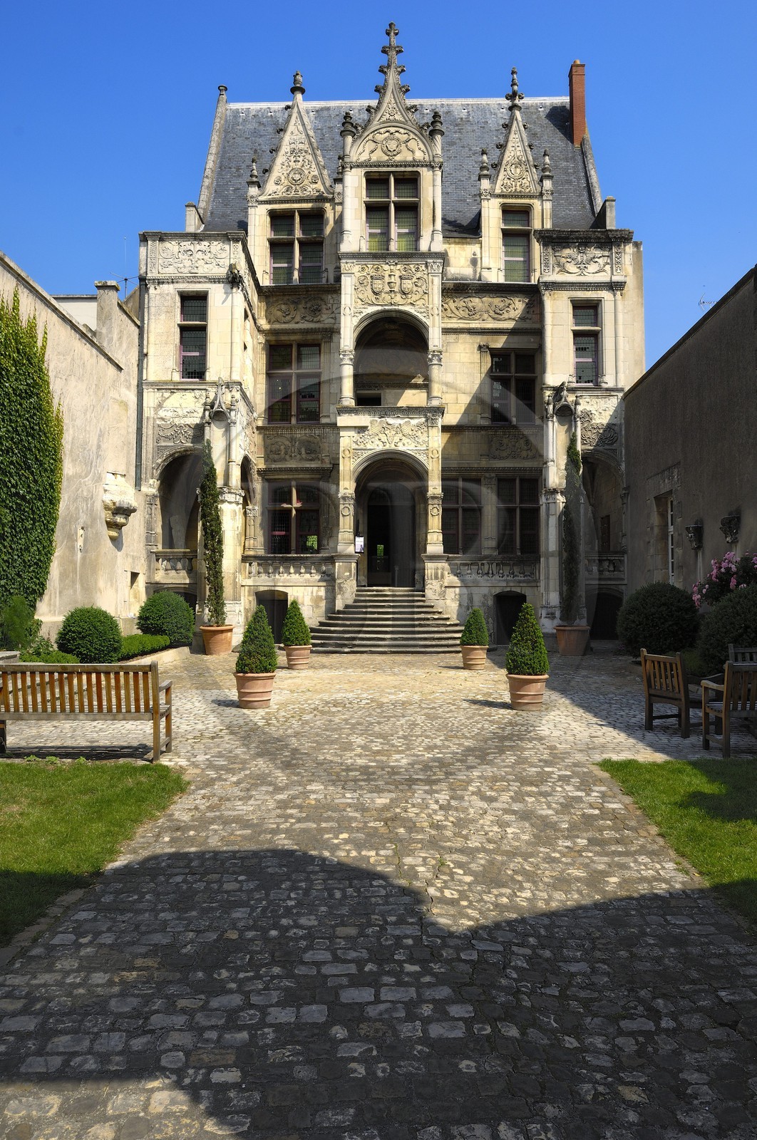 France, Indre et Loire (37), Tours, l'hôtel Gouin du XVeme siècle