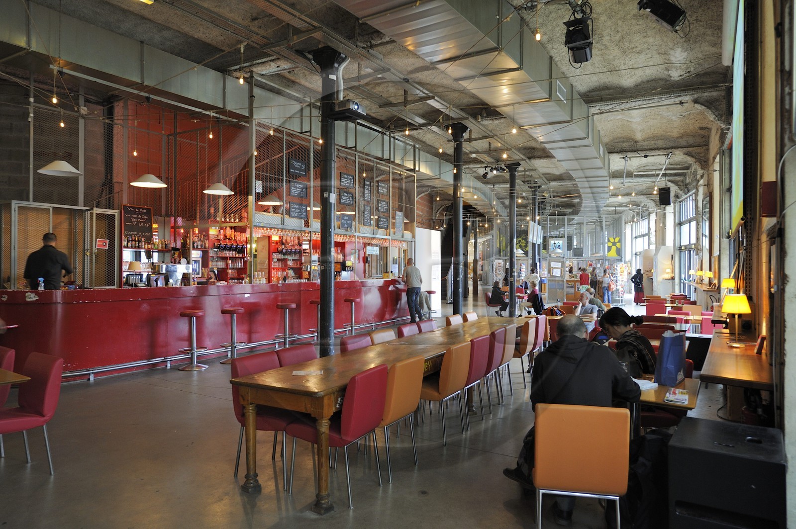 France, Loire-Atlantique (44), Nantes, le Lieu Unique, le café