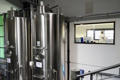 France, Ile de la Reunion, Saint Pierre, domaine de la distillerie Isautier, cuves de stockage