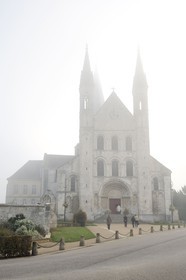 France, Seine-Maritime, Saint-Martin-de-Boscherville, Saint-Georges de Boscherville Abbey of the 12th century