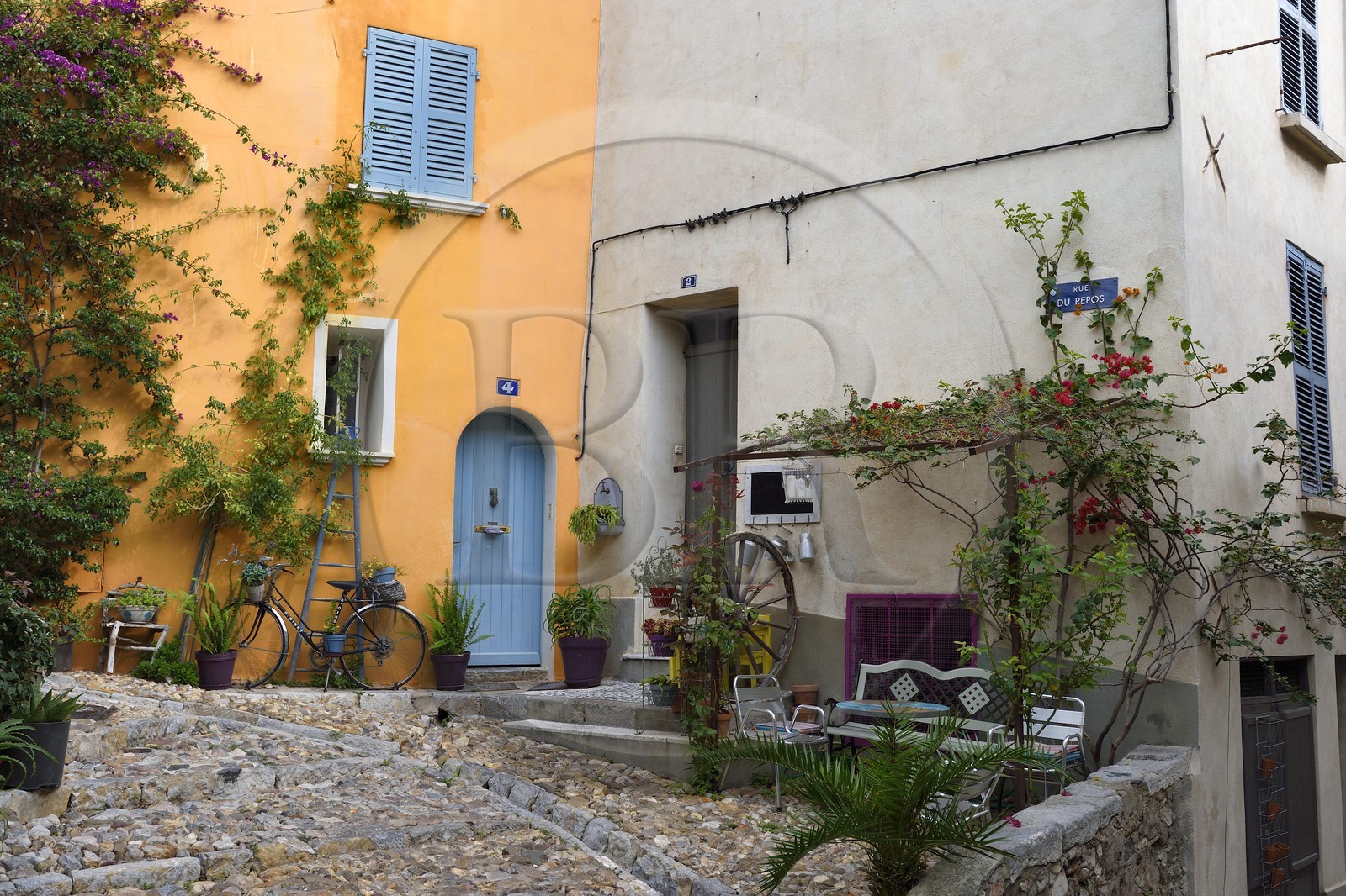 France, Var (83), Hyères, rue du Repos