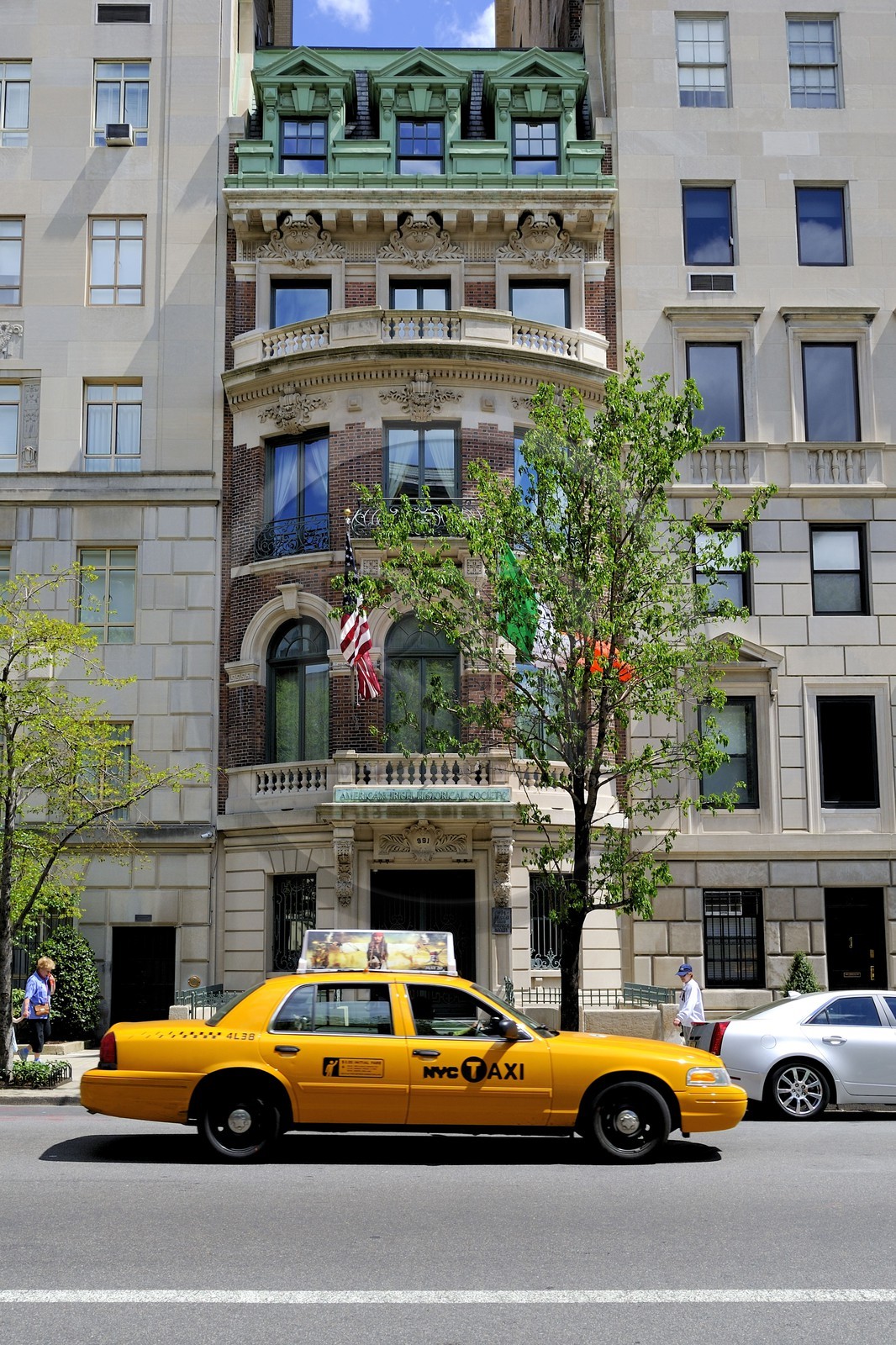 Etats-Unis, New York, Manhattan, Upper East side, siège de l'Historical Society americano irlandaise (American Irish Historical Society) sur  Central Park East