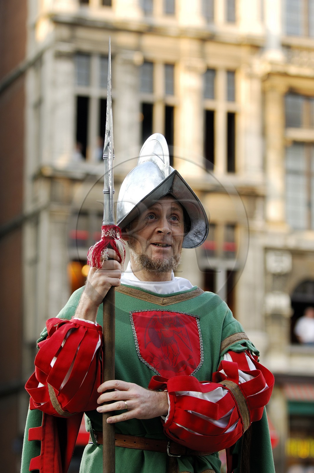 Belgique, Bruxelles, le centre historique, la Grand Place classée Patrimoine Mondial de l'UNESCO, fête de l' Ommegang