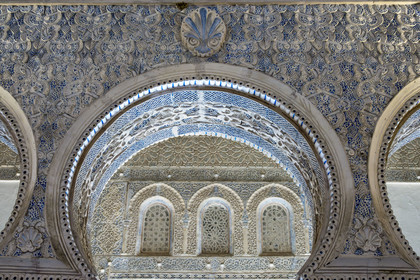 Spain, Andalusia, Seville, the Alcazar of Seville (Reales Alcazares de Sevilla), listed as World Heritage by UNESCO, Mudejar Palace or Palace of Pedro I