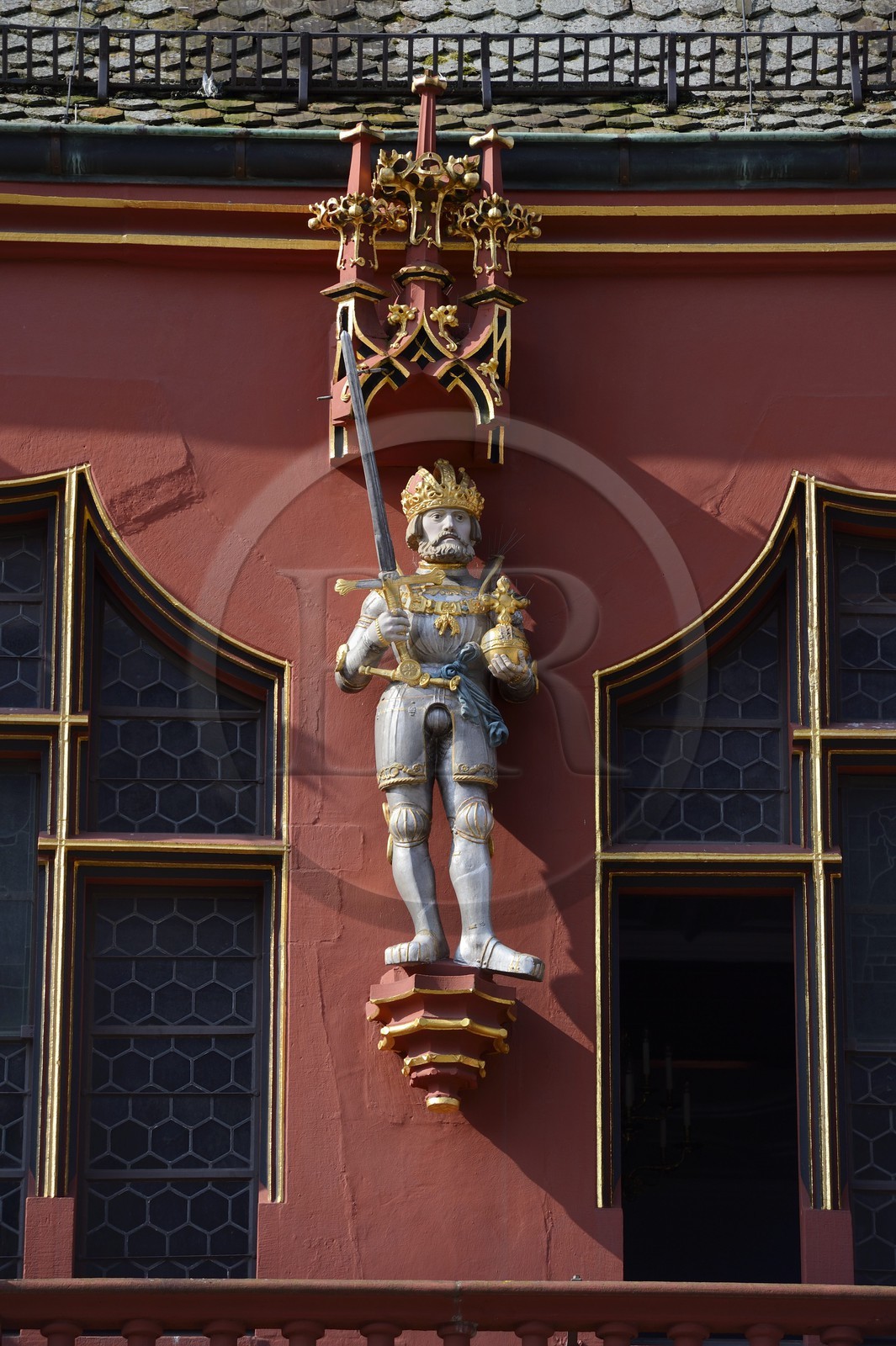 Allemagne, Bade-Wurtemberg, Fribourg en Brisgau, la Maison historique des marchands du début du XVIème siècle sur la Munsterplatz