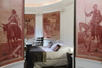 Spain, Andalusia, Cordoba, Hospes Palacio del Bailio hotel, room