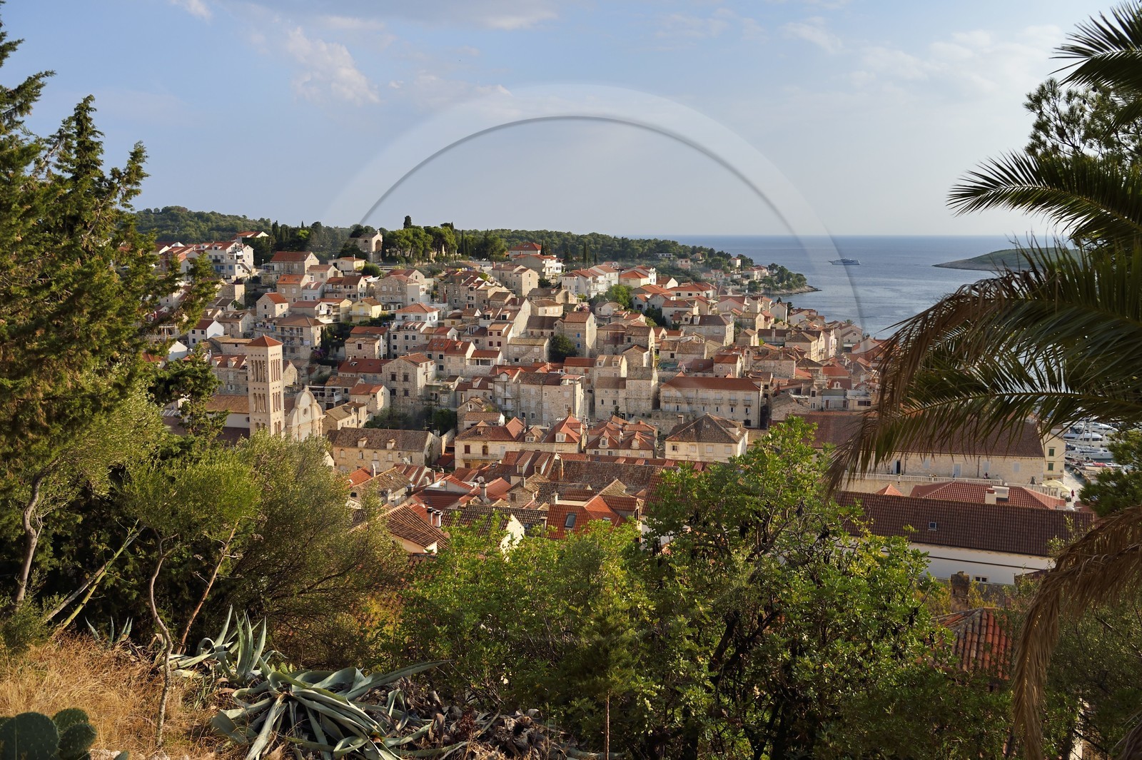 Croatia, Dalmatia, Dalmatian coast, Island of Hvar, the town of Hvar