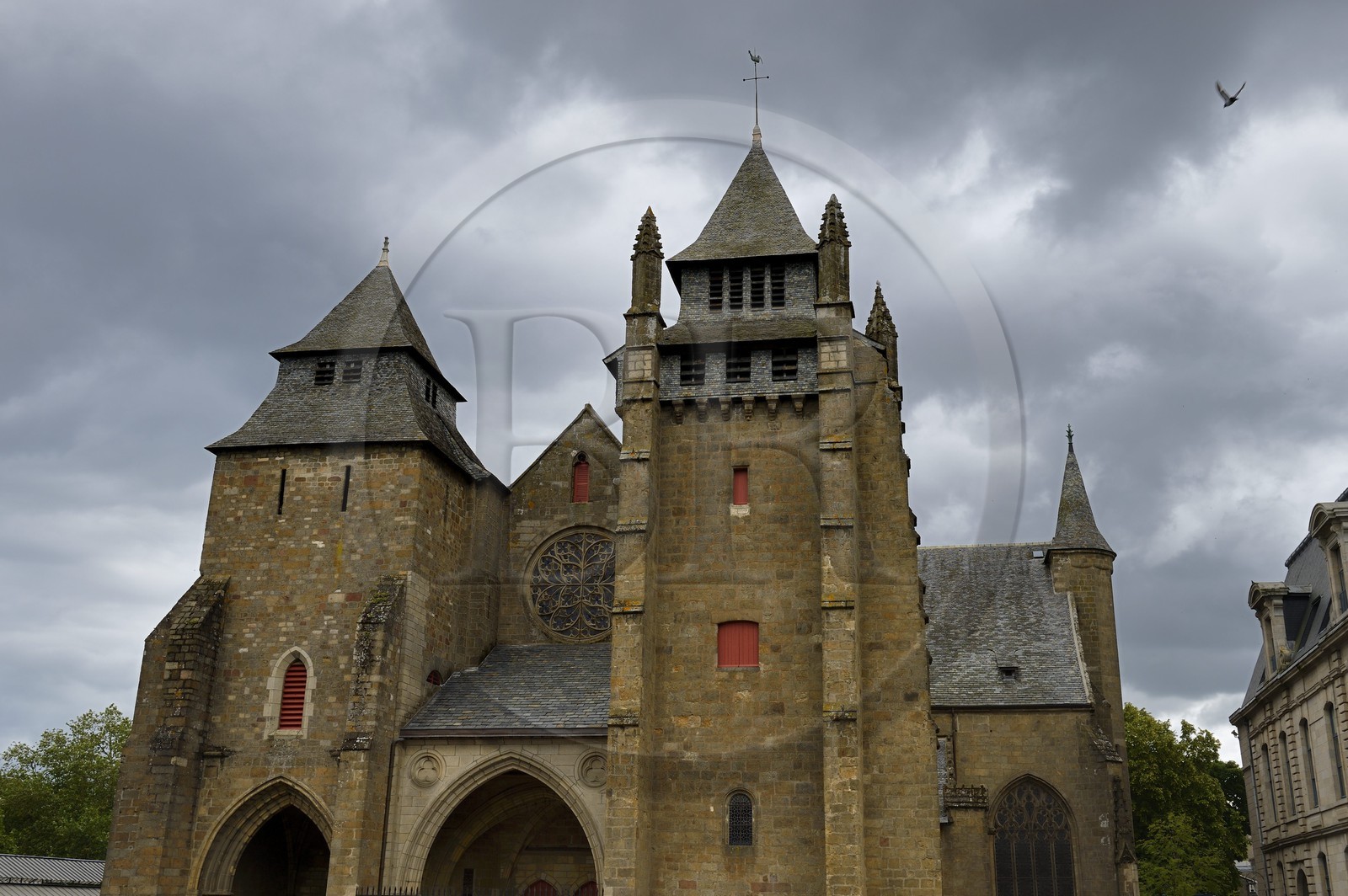 France, Côtes-d'Armor (22), Saint-Brieuc, la cathédrale Saint-Etienne