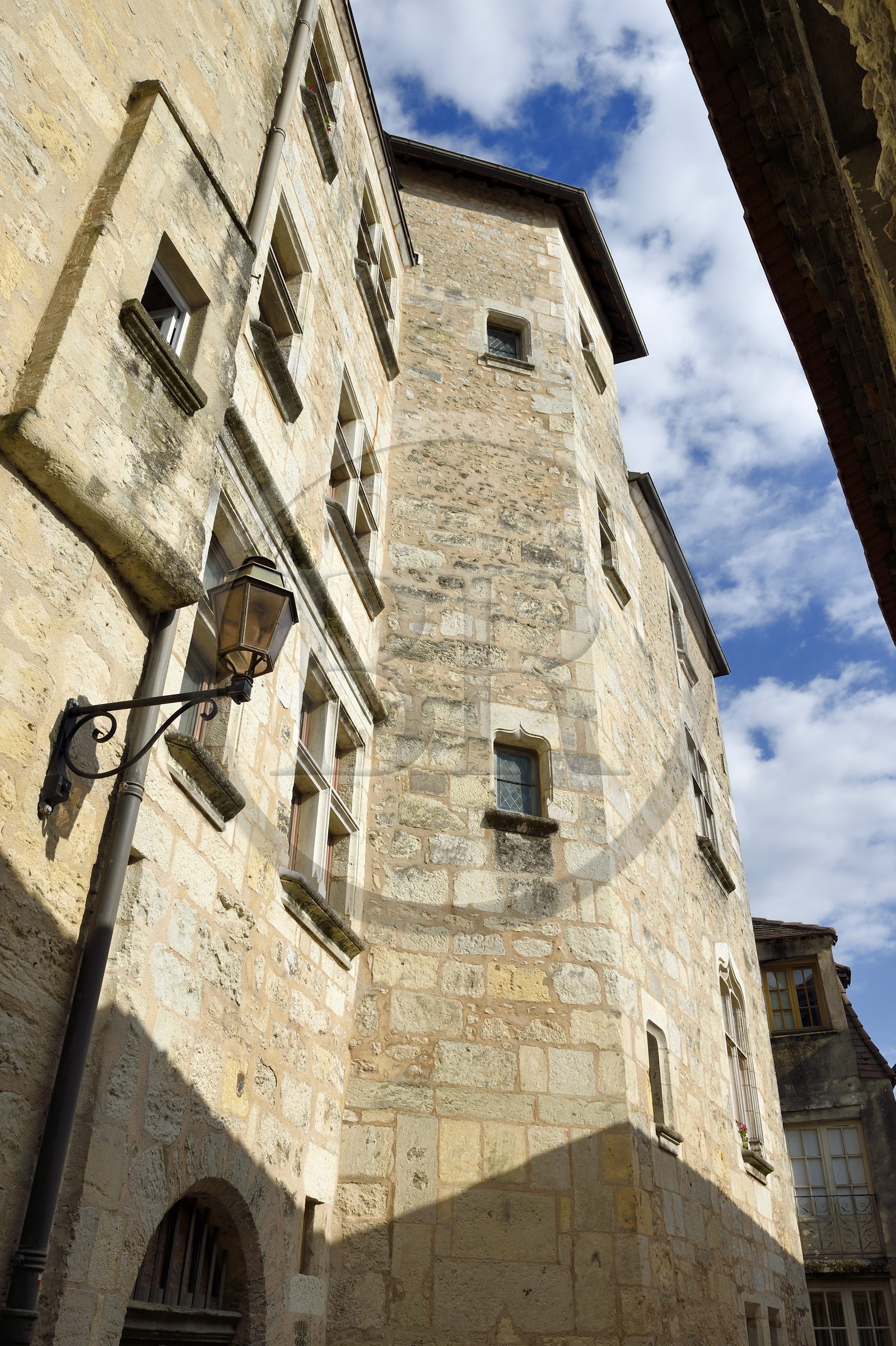 France, Dordogne (24), Périgord Blanc, Périgueux, hotel particulier dans la rue du Calvaire