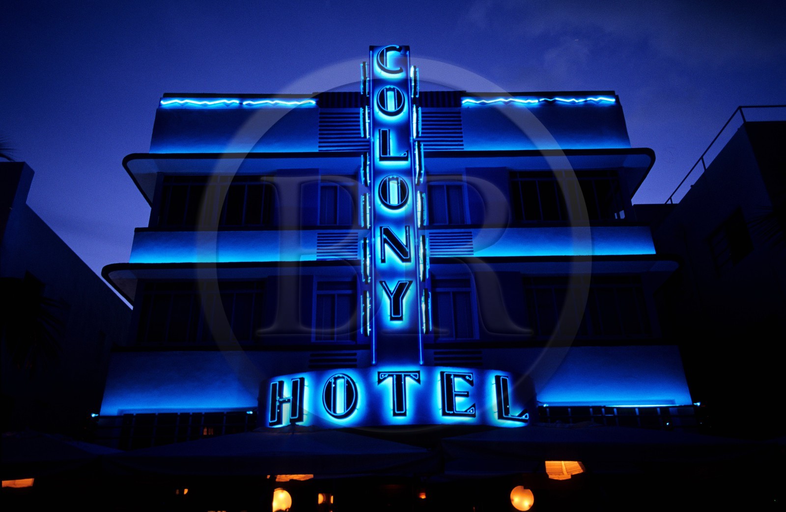 états-Unis, Floride, Miami Beach, Art-Déco District de South Beach, l' hôtel Colony (1935) sur Ocean Drive