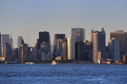 Etats-Unis, New York, pointe Sud de Manhattan, immeubles du Financial District