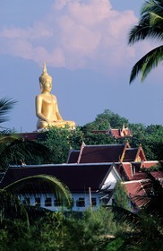 Thaïlande, Archipel îles Samui, Koh Samui, la pagode de Big Buddha
