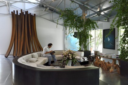 France, Var (83), Le Muy, Fondation Bernar Venet, l'ancienne usine