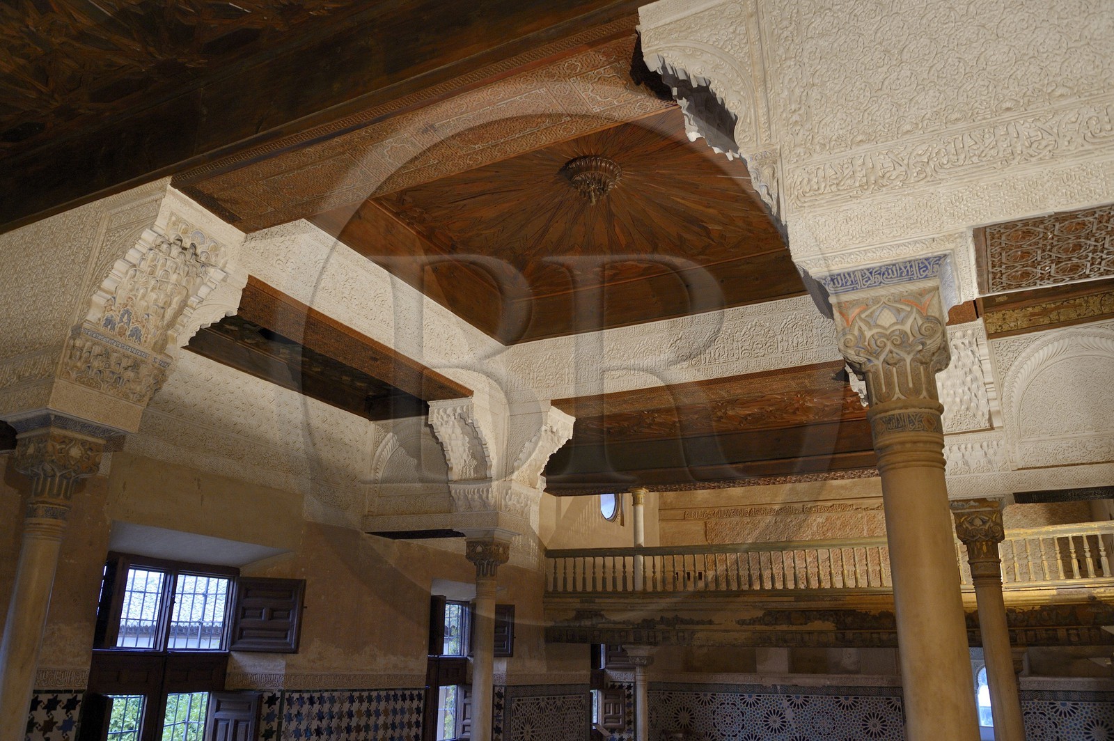 Spain, Andalusia, Granada, Alhambra Nasrid Palace, listed as World Heritage by UNESCO, the Mexuar