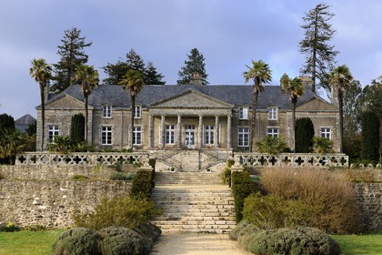 France, Finistère (29), Quimper, château de Lanniron
