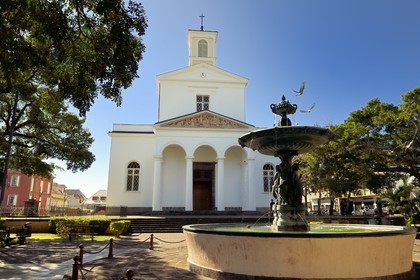 France, Ile de la Reunion, Saint-Denis, la cathédrale Saint-Denis