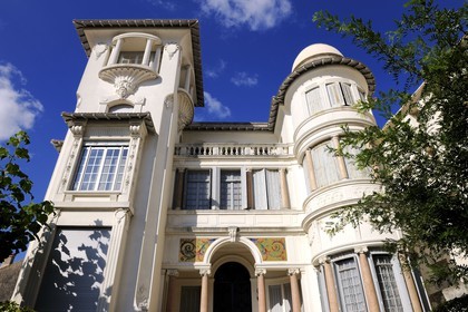 France, Hérault (34), Béziers, maison Art Nouveau au 28 avenue du président Wilson