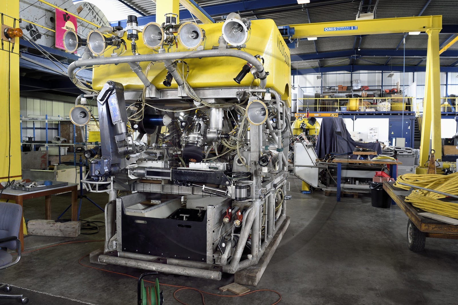 France, Var, La Seyne sur Mer, Ifremer Mediterannean center, the autonomous underwater vehicle (AUV) Victor 6000