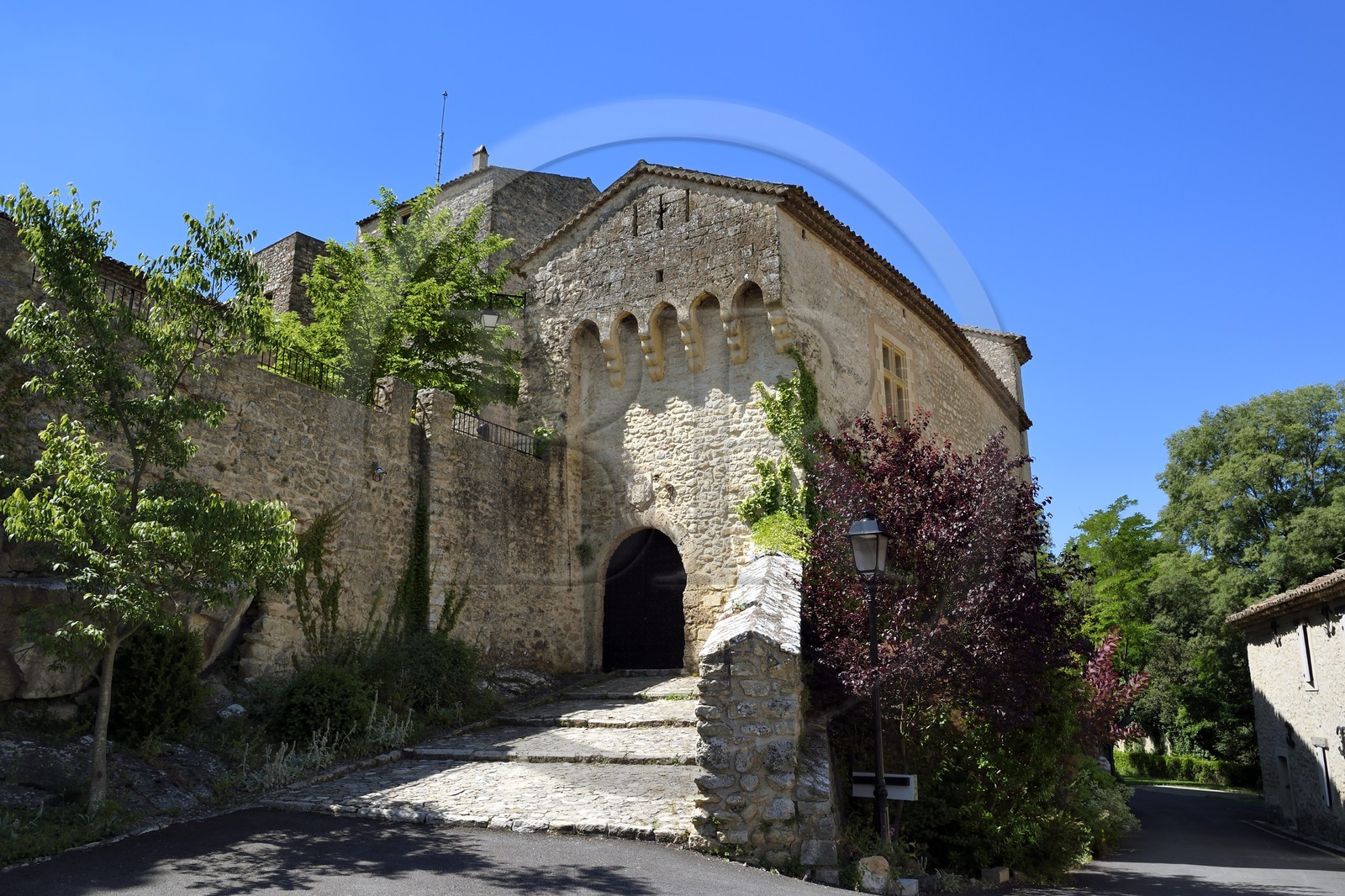 France, Bouches-du-Rhône (13), Saint-Paul-lez-Durance, le Chateau de Cadarache France, Bouches-du-Rhone, Saint-Paul-lez-Durance, the Cadarache castle