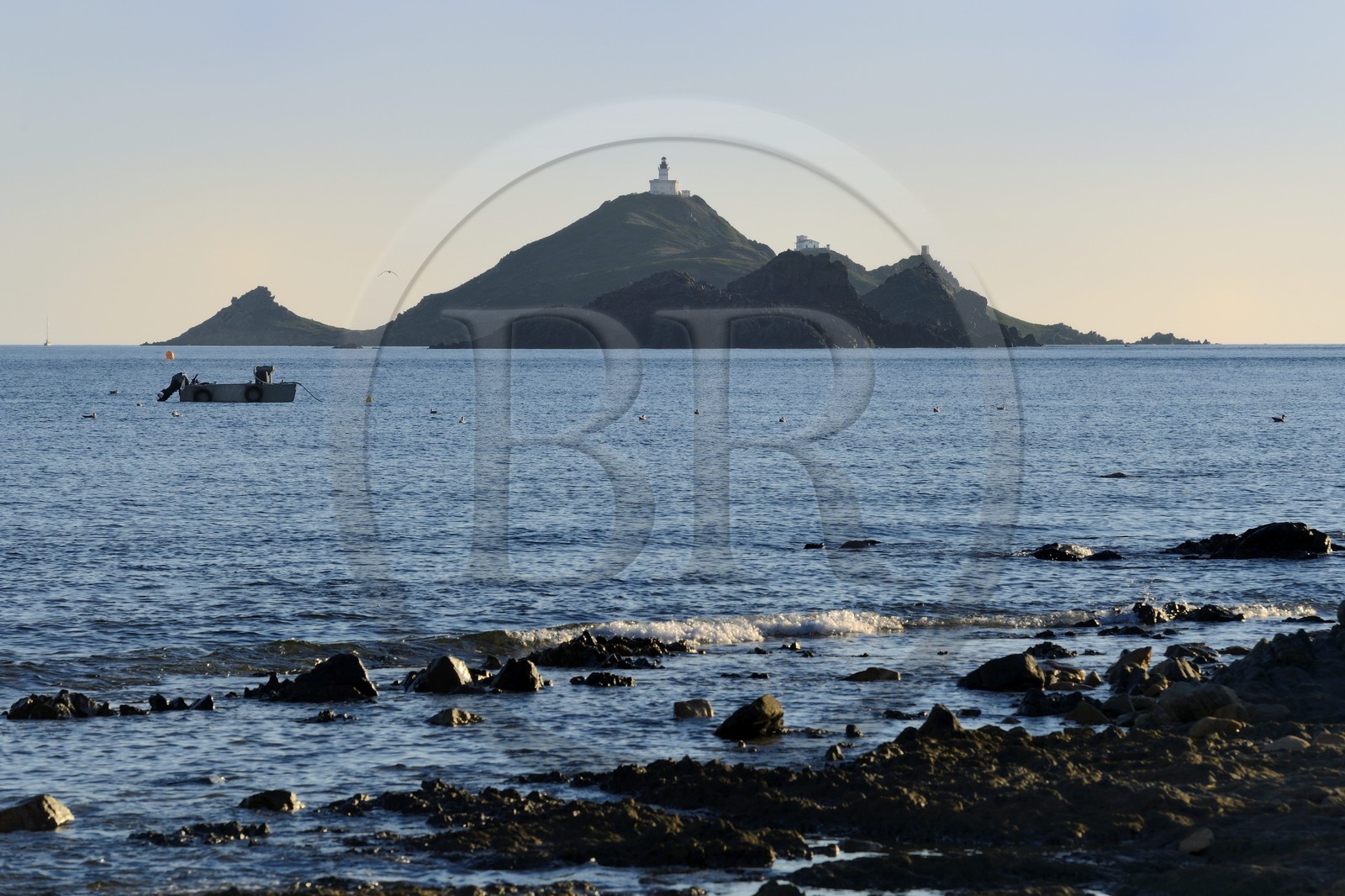 France, Corse-du-Sud (2A), Golfe d'Ajaccio, îles Sanguinaires