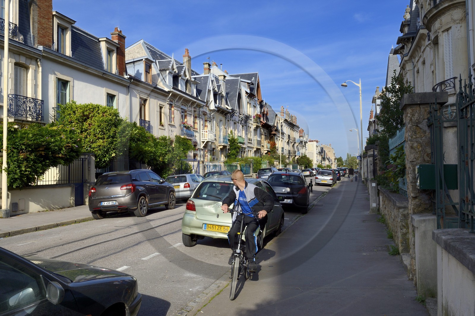 France, Meurthe-et-Moselle (54), Nancy, maisons Art Nouveau rue Félix Faure