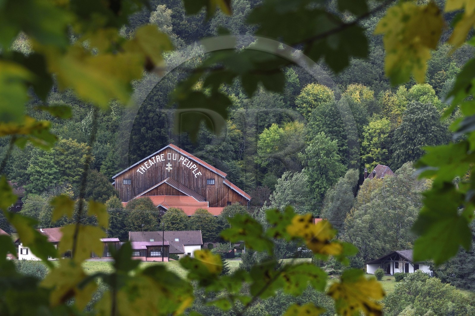 France, Vosges, Bussang, the Theatre du peuple (People's Theater)