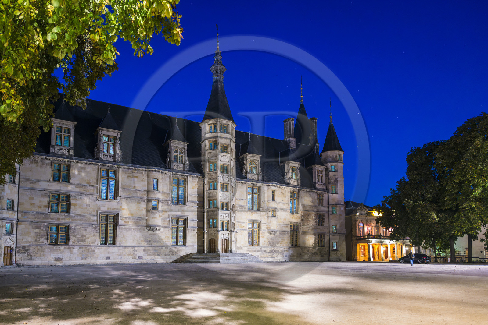 France, Nièvre (58), Nevers, le palais ducal, château des XVe et XVIe siècles, ancienne résidence des comtes et ducs de Nevers