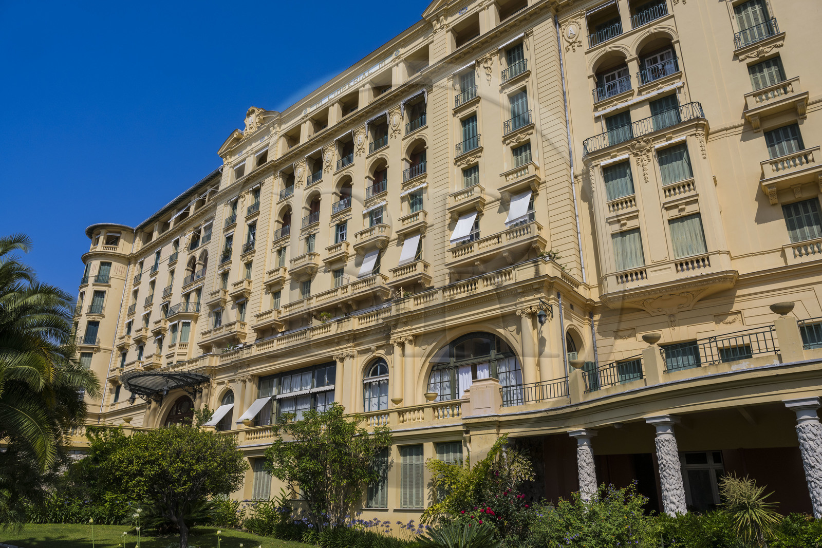 France, Alpes-Maritimes, Menton, the former Imperial (1913) palace turned into private apartments