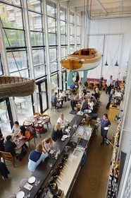 Suède, Stockholm, Beckholmen, restaurant Oaxen Krog & Slip