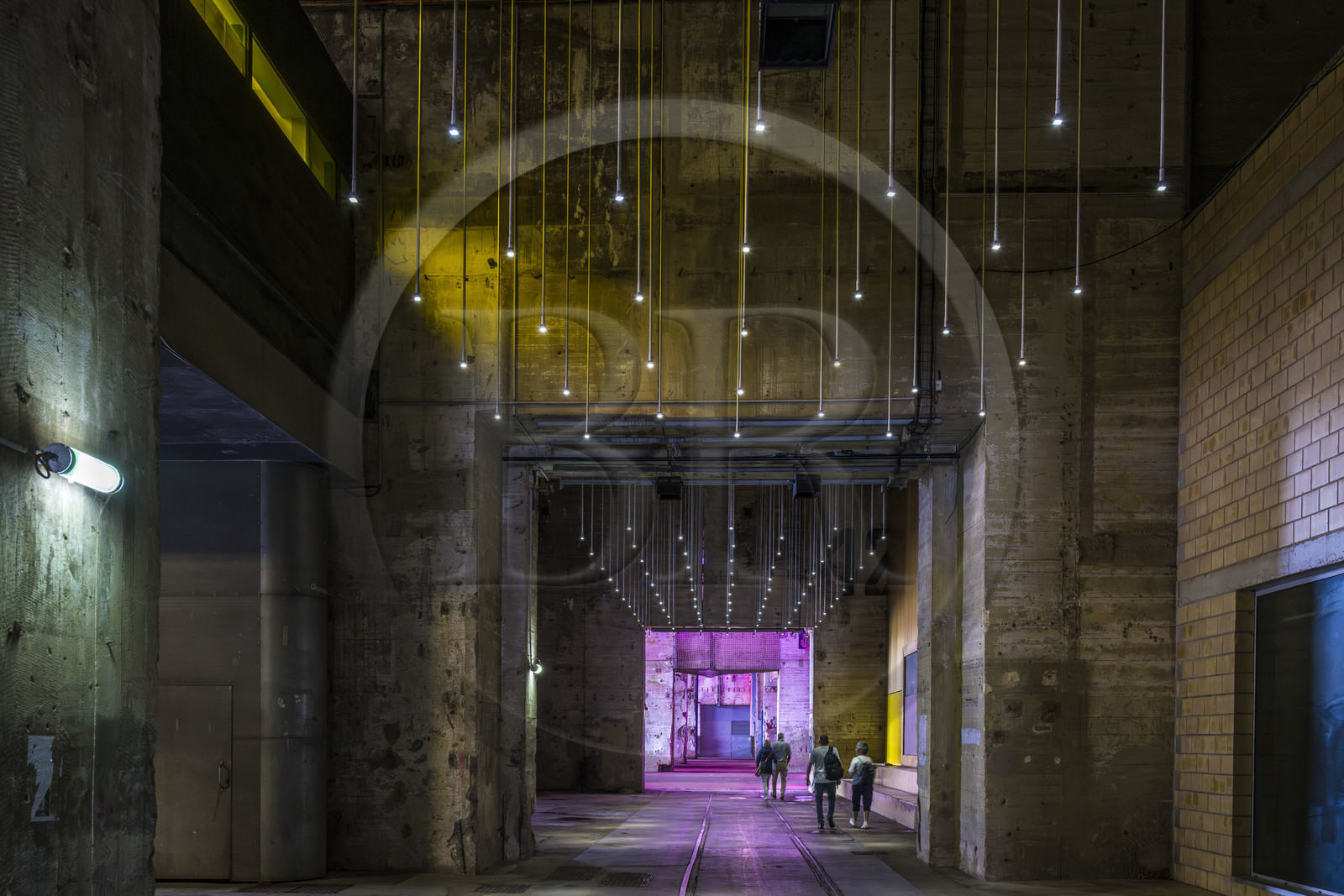 France, Loire-Atlantique (44), Saint-Nazaire, réhabilitation de la base sous-marine allemande construite lors de la dernière guerre mondiale et transformée en espace culturel