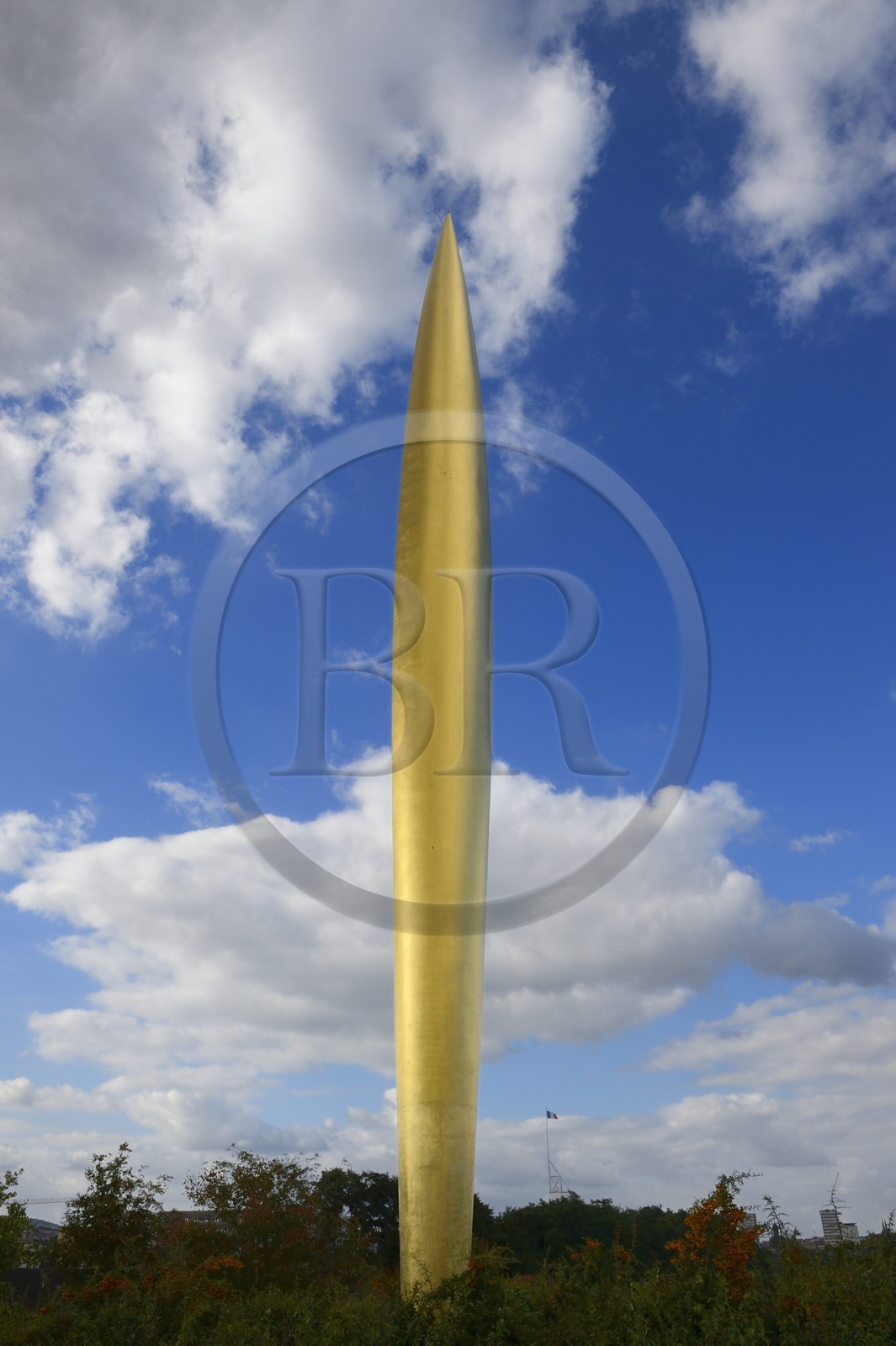 France, Moselle, Metz, Parc de la Seille, the Tremblement de Ciel (Sky Earthquake) sculpture