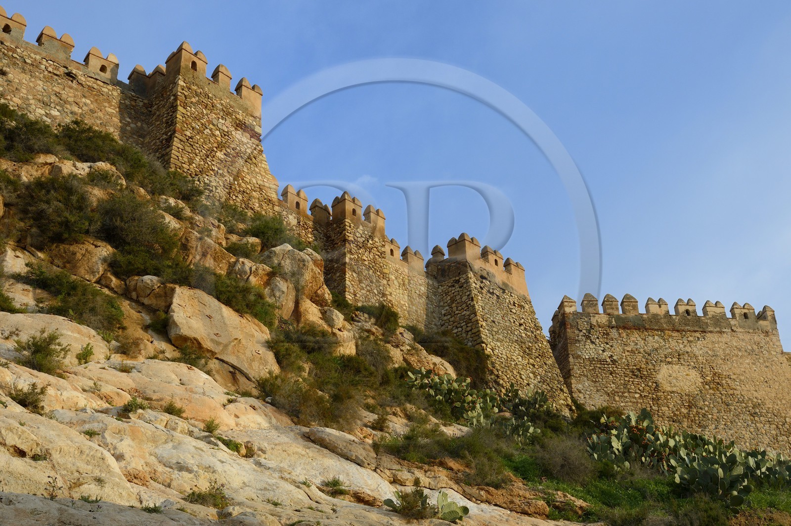 Espagne, Andalousie, Almeria, forteresse la Alcazaba