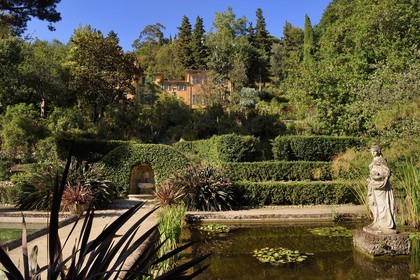 France, Alpes-Maritimes (06), Menton, le jardin Serre de la Madone et la villa du major Lawrence Johnston