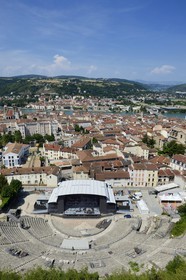 France, Isere, Vienne along the Rhone river, the roman theatre