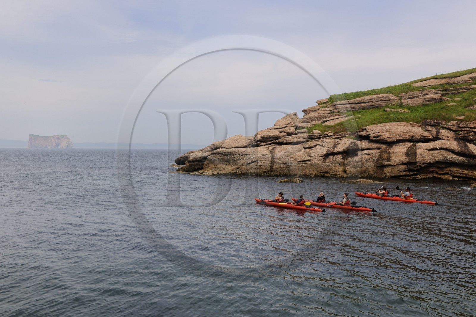 Canada, province de Québec, Gaspésie, randonnée en kayak vers le Rocher Percé