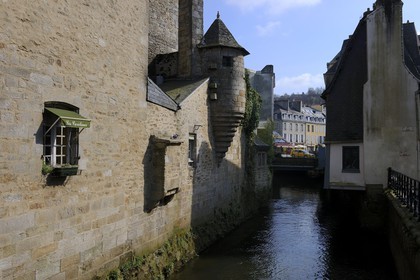 France, Finistère (29), Quimper, échauguette dans les anciens remparts sur le Steir