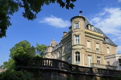 France, Haut Rhin, Mulhouse, Rebberg district, villa Ermitage built between 1866 and 1868 for the industrialist Alfred Koechlin Schwartz