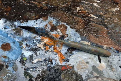 France, Val-de-Marne, Yvry-sur-Seine, Workshop of Fred Kleinberg, work for the exhibition Odyssée (Odyssey)