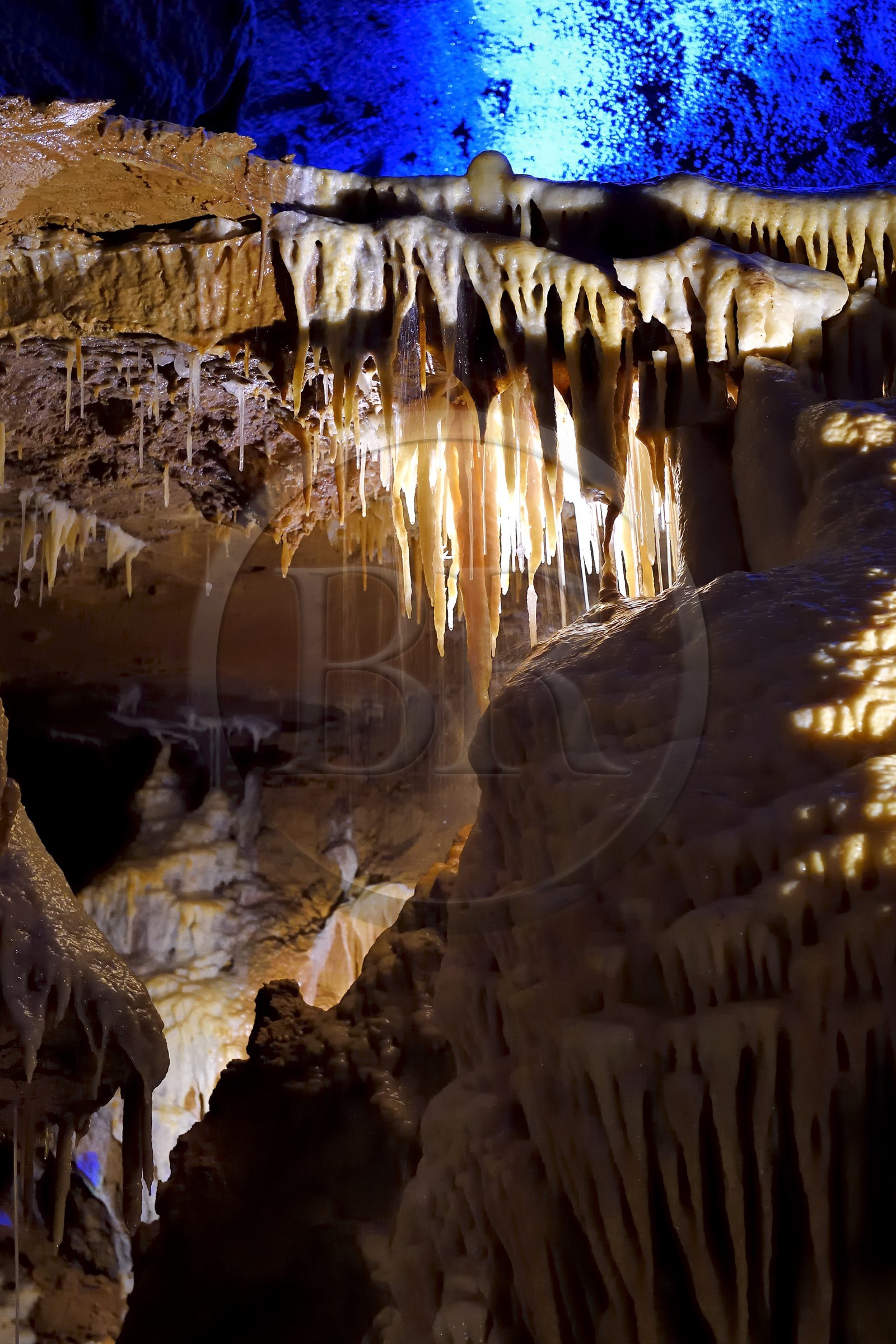 France, Dordogne (24), Périgord Noir, la grotte de Tourtoirac