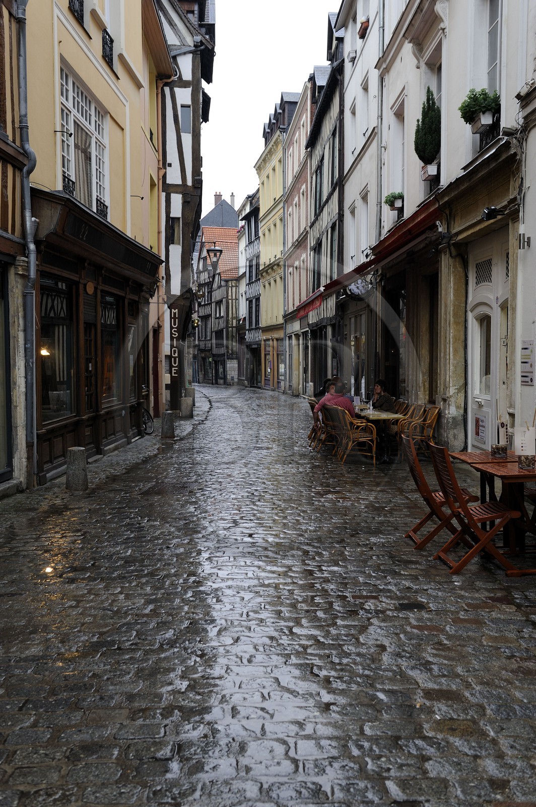 France, Seine-Maritime (76), Rouen, la très vieille rue Damiette