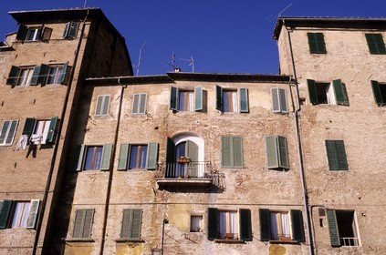 Italy, Tuscany, Siena, Piazza del Mercato