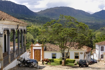 Brésil, Etat du Minas Gerais, Tirandentes (Route de l'or, Estrada Real)